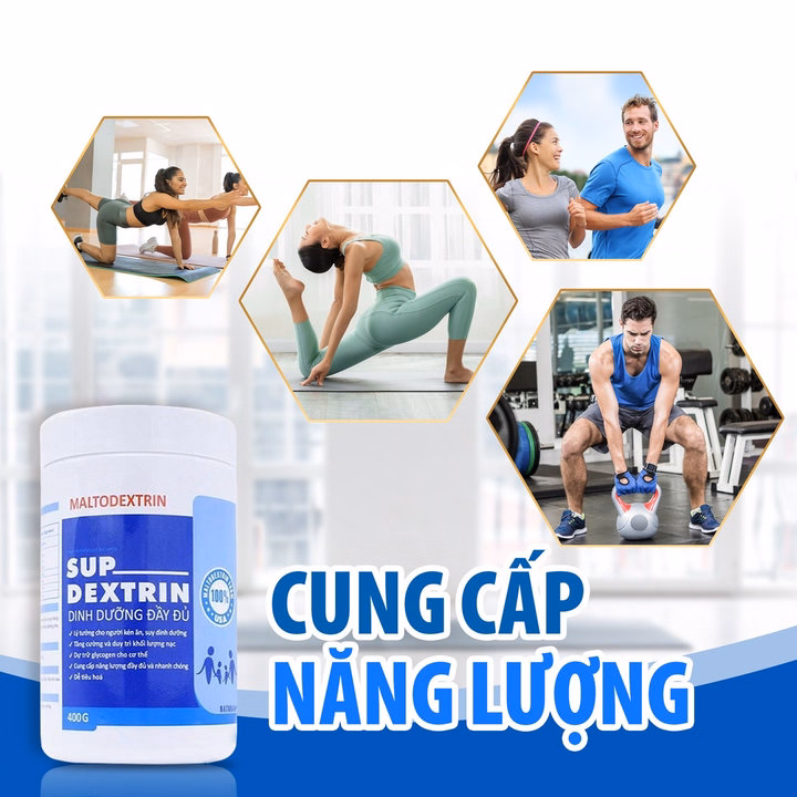 Bột Maltodextrin Supdextrin (400G) Bổ Sung Dinh Dưỡng Và Năng Lượng Cao Cho Người Gầy Yếu, Suy Dinh Dưỡng - Nutri Miền Nam - Ảnh 4