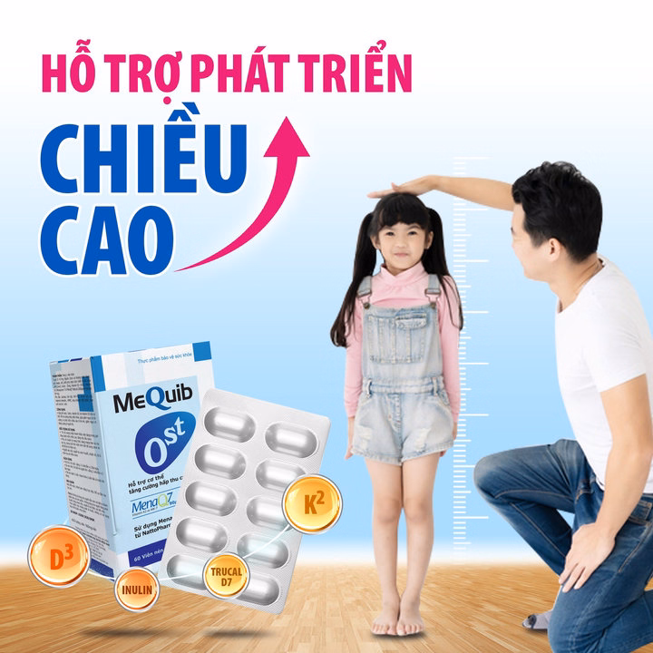Viên Uống Ost Bổ Sung Vitamin D3 K2 (Mk7) Và Canxi - Mequib - Ảnh 5