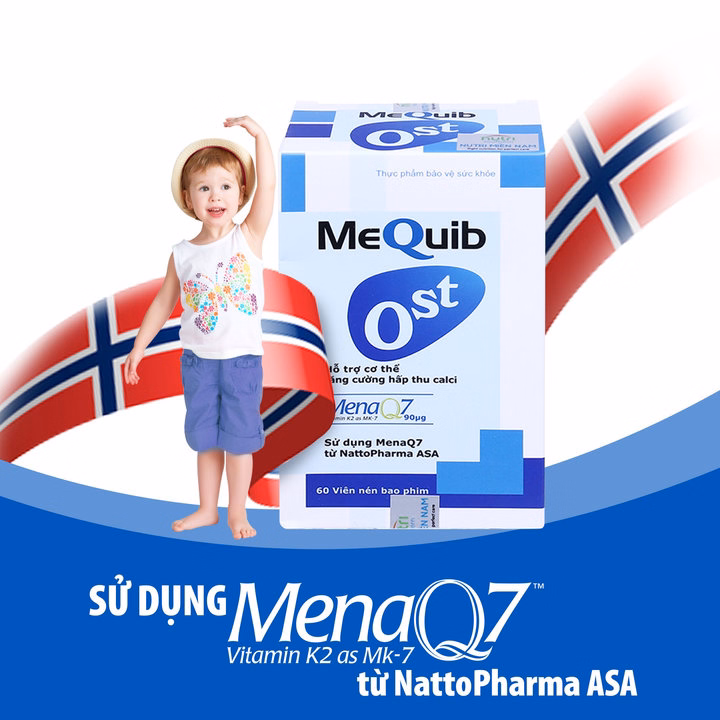 Viên Uống Ost Bổ Sung Vitamin D3 K2 (Mk7) Và Canxi - Mequib - Ảnh 8