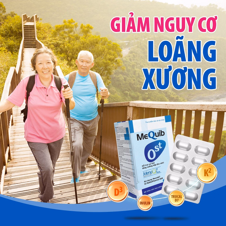 Viên Uống Ost Bổ Sung Vitamin D3 K2 (Mk7) Và Canxi - Mequib - Ảnh 7
