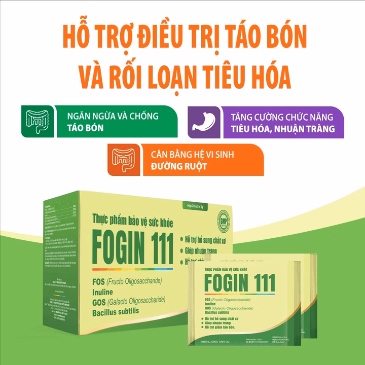Thực Phẩm Bổ Sung Probiotic Và Chất Xơ Hòa Tan - Fogin 111 - Ảnh 2