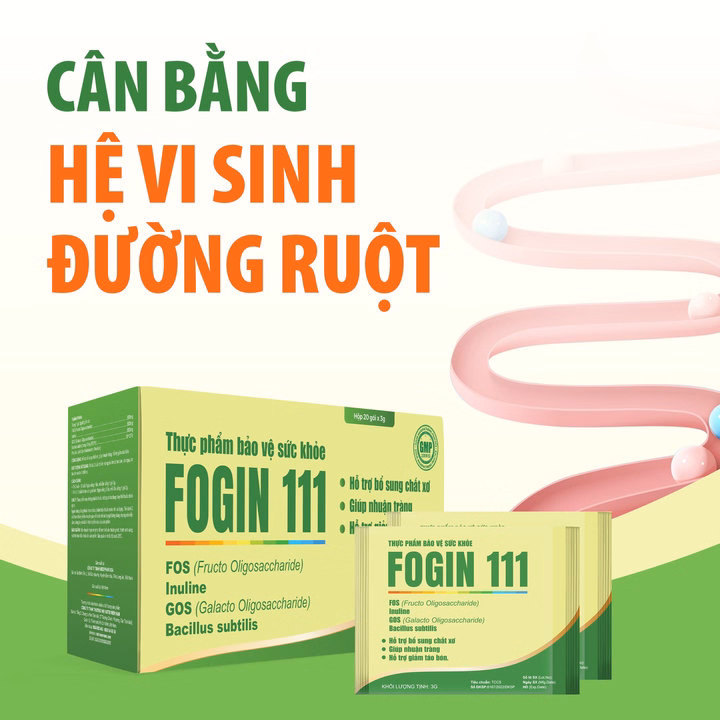Thực Phẩm Bổ Sung Probiotic Và Chất Xơ Hòa Tan - Fogin 111 - Ảnh 7