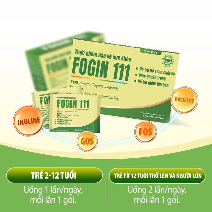 Thực Phẩm Bổ Sung Probiotic Và Chất Xơ Hòa Tan - Fogin 111 - Ảnh 8