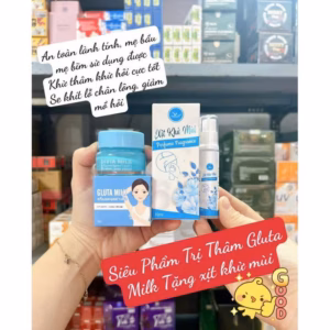 Kem Giảm Thâm Gluta Milk Tặng Xịt Cơ Thể Chính Hãng - Gdn