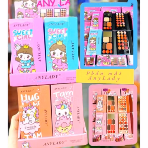 Bảng Phấn Má, Mắt Màu Môi Tạo Khối Anyladay Có Dương Và Cọ - Gdn