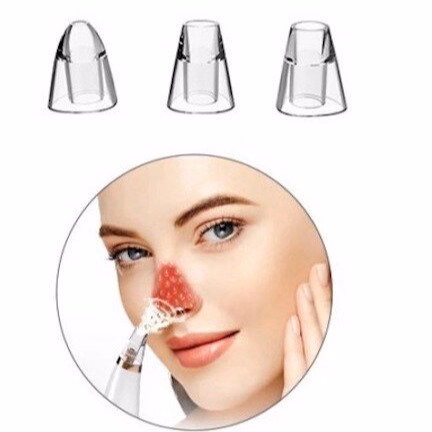 Máy Hút Mụn Cầm Tay Mini 3 Đầu Hút - Ảnh 3