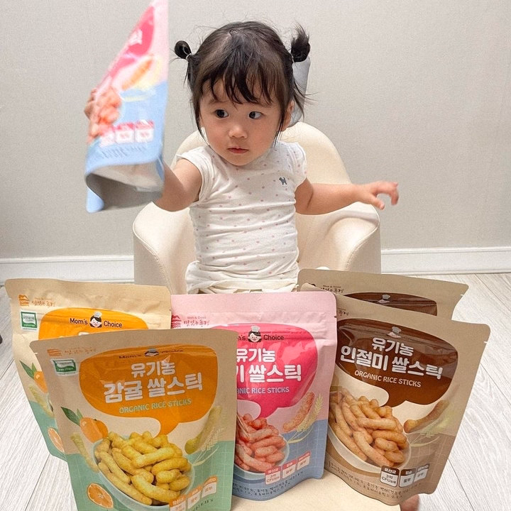 Bánh Gạo Lứt Hữu Cơ Bổ Sung Lợi Khuẩn Hình Que Mom'S Choice - Ảnh 6