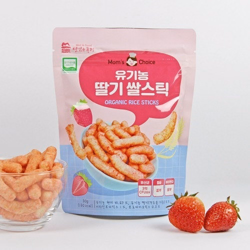 Bánh Gạo Lứt Hữu Cơ Bổ Sung Lợi Khuẩn Hình Que Mom'S Choice - Ảnh 7