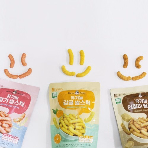 Bánh Gạo Lứt Hữu Cơ Bổ Sung Lợi Khuẩn Hình Que Mom'S Choice