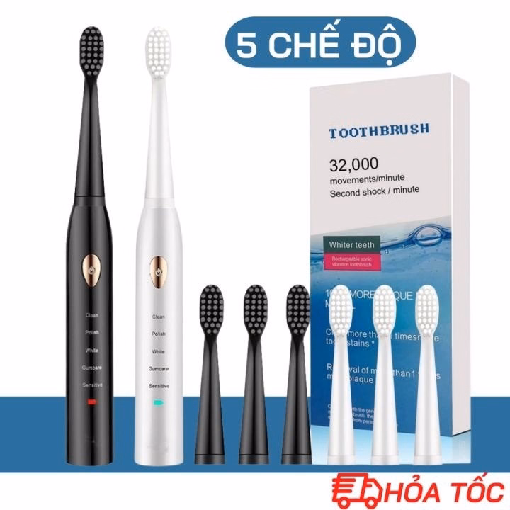Bàn Chải Điện Siêu Sạch 5 Chế Độ