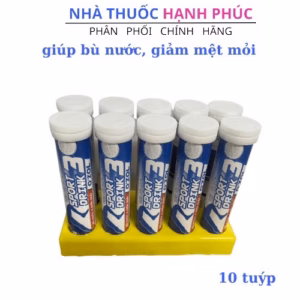 Viên Sủi Bù Nước Điện Giải Sport Drink Ozol Lốc 10 Tuýp 20 Viên - Alpha