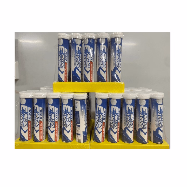 Viên Sủi Bù Nước Điện Giải Sport Drink Ozol Lốc 10 Tuýp 20 Viên - Alpha - Ảnh 4