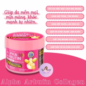 Kem Body 500G Alpha Arbutin Collagen Dưỡng Trắng Da Chống Nắng - Gdn