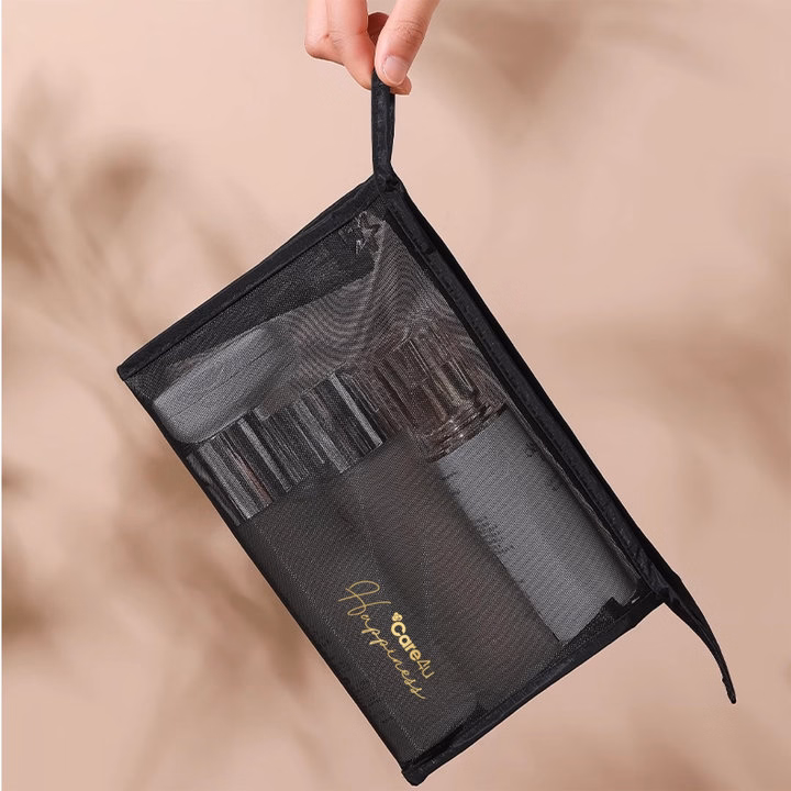 Túi Đựng Mỹ Phẩm Cao Cấp Care4U 21.5X8.5X14.5 Cm - Ảnh 3