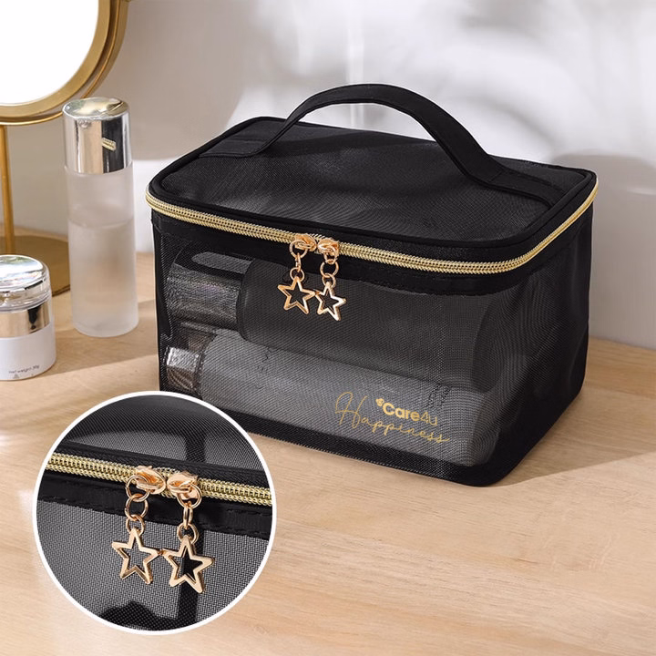 Túi Đựng Mỹ Phẩm Cao Cấp Care4U 21X12X13 Cm - Ảnh 6