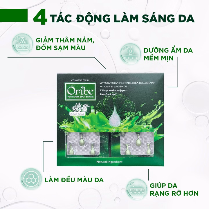 Viên Serum Giúp Dưỡng Da, Làm Mờ Vết Thâm Nám Oribe 36 Viên - Ảnh 2