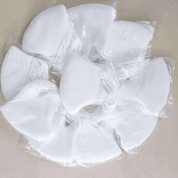 Combo 500 (50 Gói) Cái Khẩu Trang 5D Màu Trắng Túi Bóng Ctb674- Bechip - Ảnh 4