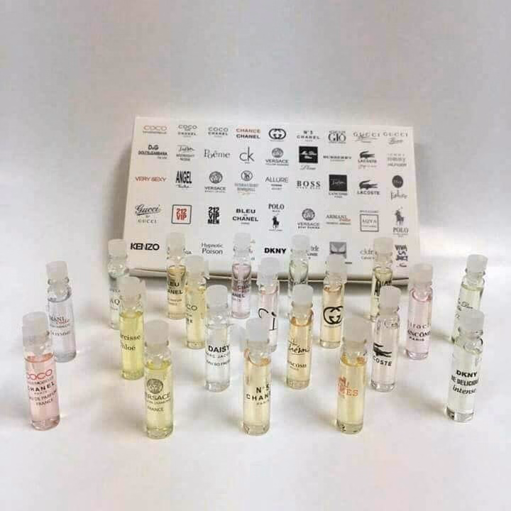 Set 20 Chai Nước Hoa Mini Đến Từ Tất Cả Các Thương Hiệu Nổi Tiếng Kt1