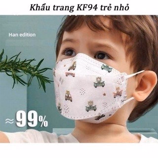Combo 50 Cái Khẩu Trang Kf94 Cho Bé Từ 2 – 10 Tuổi Kháng Khuẩn, Ngừa Bụi Mịn 99% Ctb676 - Bechip - Ảnh 2