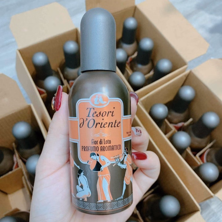 Xịt Thơm Body Hương Hoa Sen Hương Thơm Ngọt Ngào Quyến Rũ,Nước Hoa Ý Tesorid' Oriente - Su