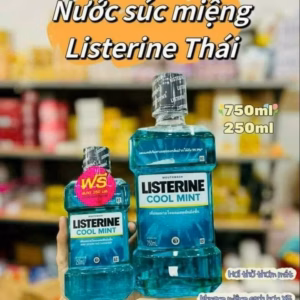 Mua 1 Tặng 1 Nước Súc Miệng Listerine Thái Lan 750Ml + 250Ml - Gdn