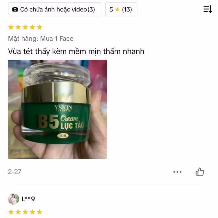 Kem Dưỡng Trắng Da B5 Lục Tảo - Yskin - Ảnh 7