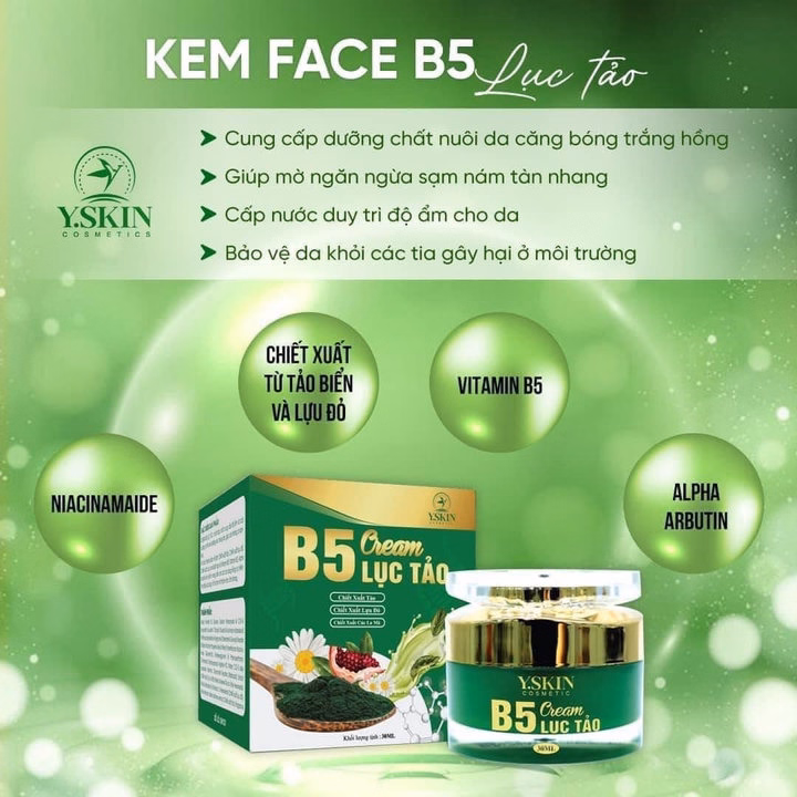 Kem Dưỡng Trắng Da B5 Lục Tảo - Yskin - Ảnh 3