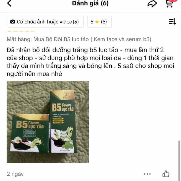 Kem Dưỡng Trắng Da B5 Lục Tảo - Yskin - Ảnh 14