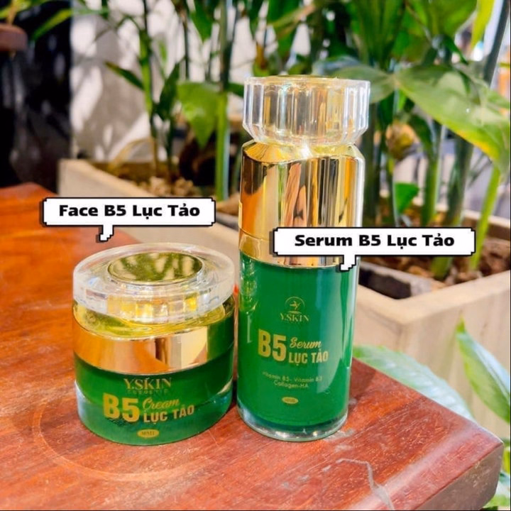 Combo Face Và Serum B5 Lục Tảo - Yskin - Ảnh 4