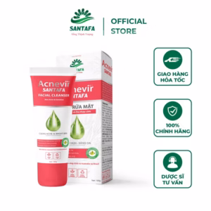 Kem Giảm Mụn Đầu Đen, Mụn Cám Acnevir Santafa Thành Phần Thiên Nhiên Tuýp 10Gr - Santafa
