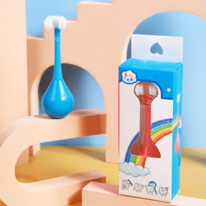 Bàn Chải Đánh Răng Trẻ Em Cải Tiến 3 Mặt Hiệu Quả Làm Sạch Cao, Lông Chải Silicon Mềm Dễ Chịu 64528 - Lady'S Passion