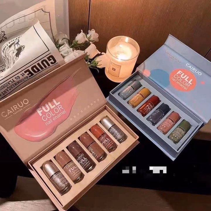 Set 6 Lọ Sơn Móng Cairuo Mix Màu - Gdn - Ảnh 3