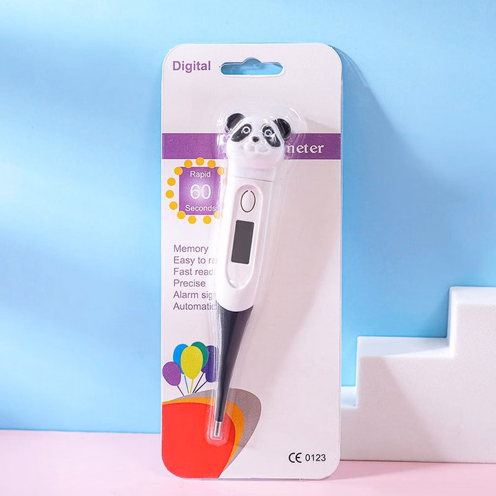 Nhiệt Kế Điện Tử Đầu Mềm Hình Thú Chống Nước, Không Có Thủy Ngân An Toàn Tuyệt Đối Cho Trẻ Em 55927 - Lady'S Passion - Ảnh 2