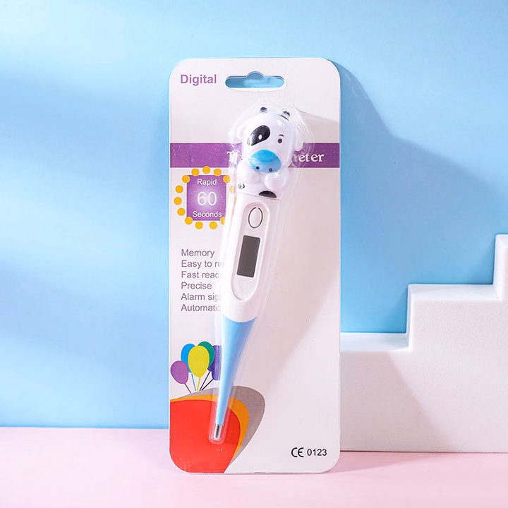 Nhiệt Kế Điện Tử Đầu Mềm Hình Thú Chống Nước, Không Có Thủy Ngân An Toàn Tuyệt Đối Cho Trẻ Em 55927 - Lady'S Passion - Ảnh 7