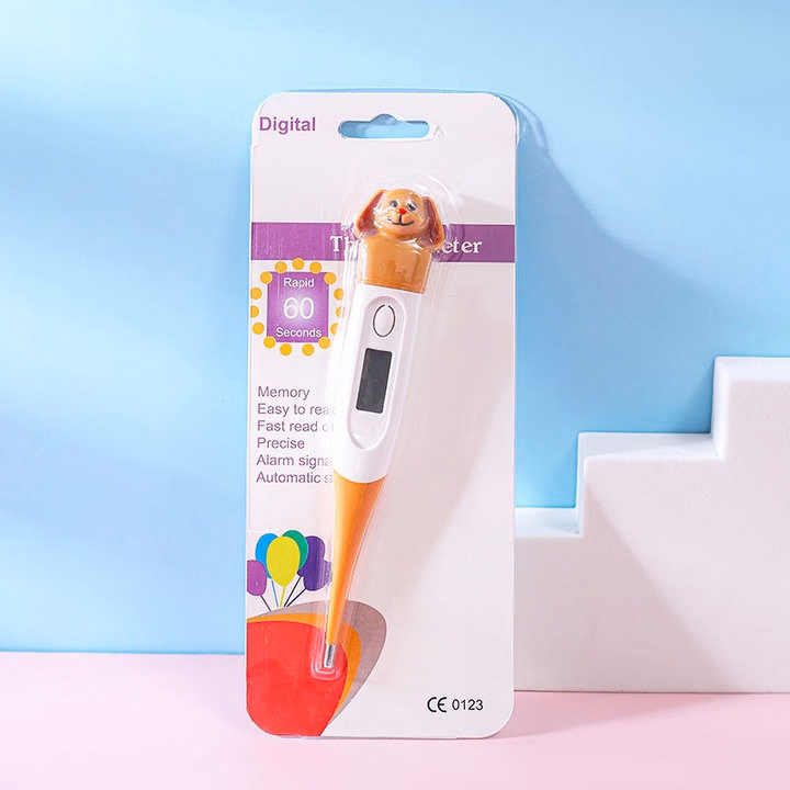 Nhiệt Kế Điện Tử Đầu Mềm Hình Thú Chống Nước, Không Có Thủy Ngân An Toàn Tuyệt Đối Cho Trẻ Em 55927 - Lady'S Passion - Ảnh 4