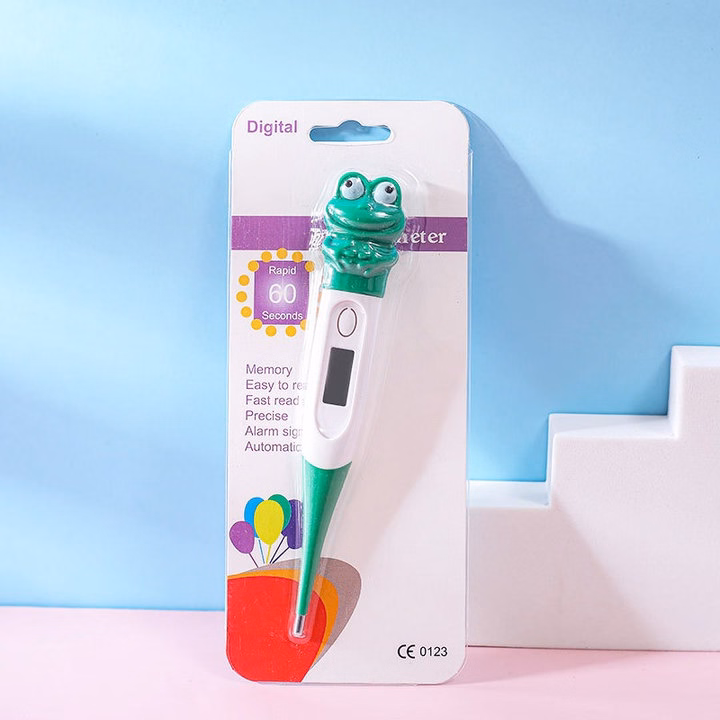 Nhiệt Kế Điện Tử Đầu Mềm Hình Thú Chống Nước, Không Có Thủy Ngân An Toàn Tuyệt Đối Cho Trẻ Em 55927 - Lady'S Passion - Ảnh 6