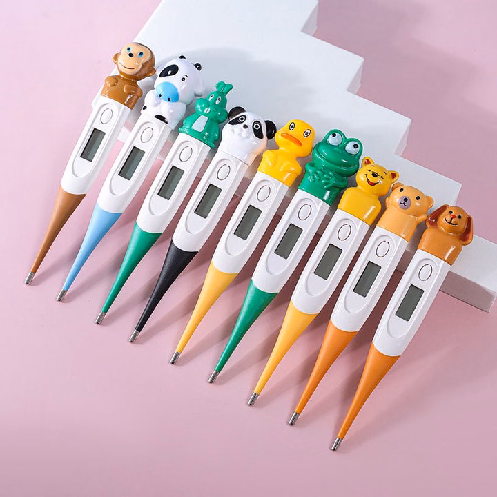 Nhiệt Kế Điện Tử Đầu Mềm Hình Thú Chống Nước, Không Có Thủy Ngân An Toàn Tuyệt Đối Cho Trẻ Em 55927 - Lady'S Passion - Ảnh 11
