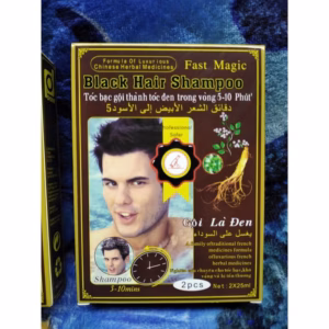 Dầu Gội Là Đen Hộp 2 Gói Fast Magic - Gdn