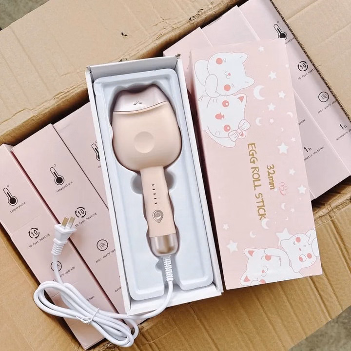 Máy Uốn Tóc Xoăn Sóng Nước Đầu Mèo - Gdn - Ảnh 3