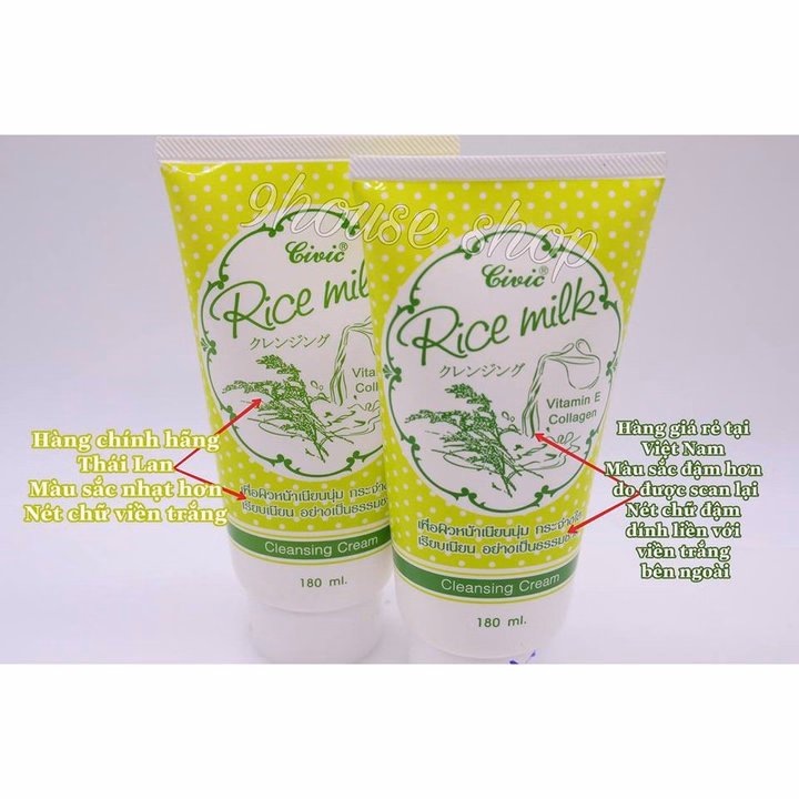 Sữa Rửa Mặt Gạo Civic Rice Milk Chính Hãng Thái Lan 180Ml Ctb09 - Bechip - Ảnh 5