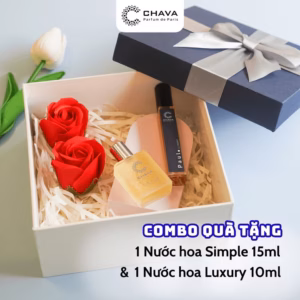 [Combo Quà Tặng] 1 Chava Luxury 10Ml + 1 Chava Simple 15Ml - Chava