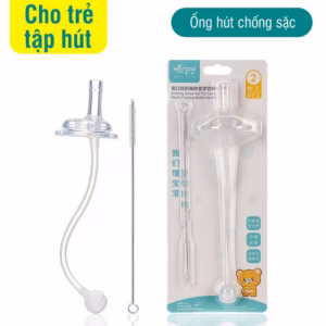 Ống Hút Chống Sặc Thay Thế Cho Bình Cổ Rộng Cho Bé Tập Uống Nước 70452 - Lady'S Passion