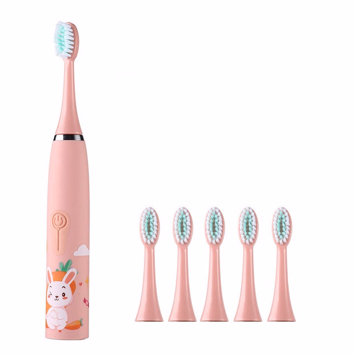 Bàn Chải Đánh Răng Trẻ Em Bằng Điện Tặng Kèm 5 Đầu Bàn Chải Thay Thế 56550 - Lady'S Passion - Ảnh 10