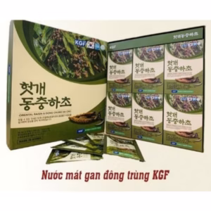 Nước Bổ Gan Đông Trùng Hạ Thảo, Giải Độc Gan Hàn Quốc 30 Gói X 50Ml - Gdn