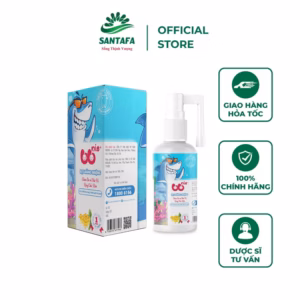Xịt Phòng Sâu Răng Bổ Sung Fluor Giúp Răng Chắc Khỏe Bbnie - Chai 30Gr - Santafa