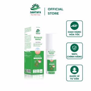 Xịt Cấp Ẩm Sáng Da Từ Thiên Nhiên Acnevir Santafa - Chai 100Ml - Santafa