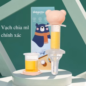 Ống Bón Thuốc Ống Bón Sữa Cho Bé Silicon Gấu Siebarelo 56750 - Lady'S Passion