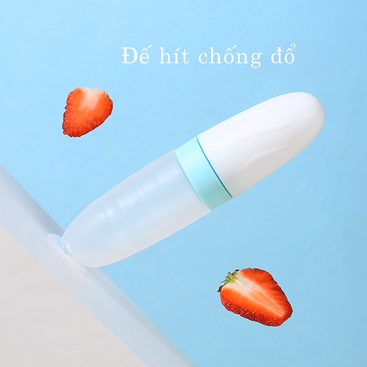 Bình Thìa Ăn Dặm Silicon Cao Cấp Ck Bebe 56830 - Lady'S Passion - Ảnh 2