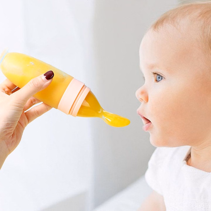 Bình Thìa Ăn Dặm Silicon Cao Cấp Ck Bebe 56830 - Lady'S Passion - Ảnh 5