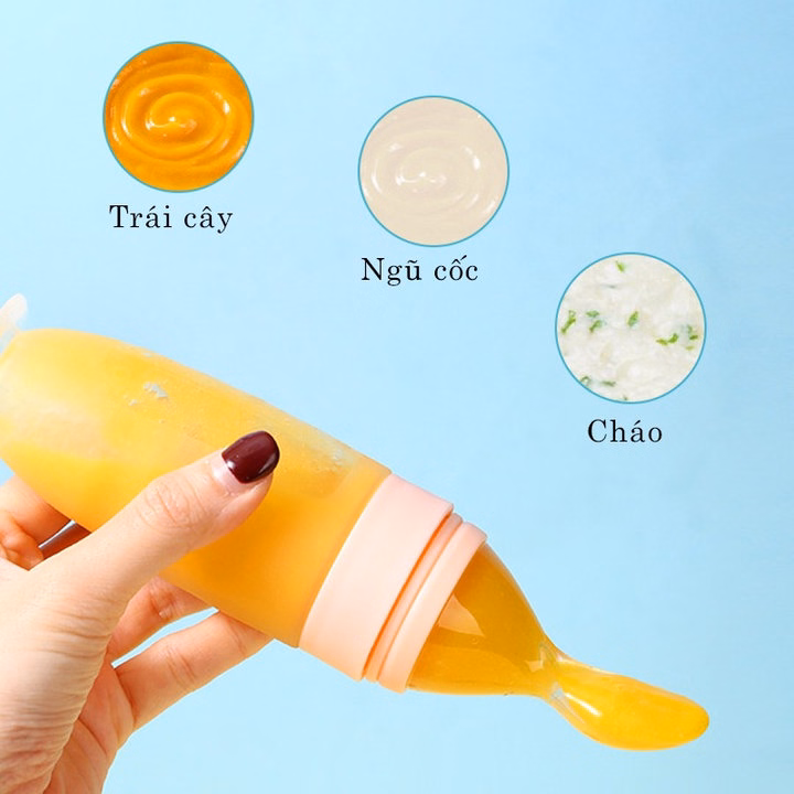 Bình Thìa Ăn Dặm Silicon Cao Cấp Ck Bebe 56830 - Lady'S Passion - Ảnh 7